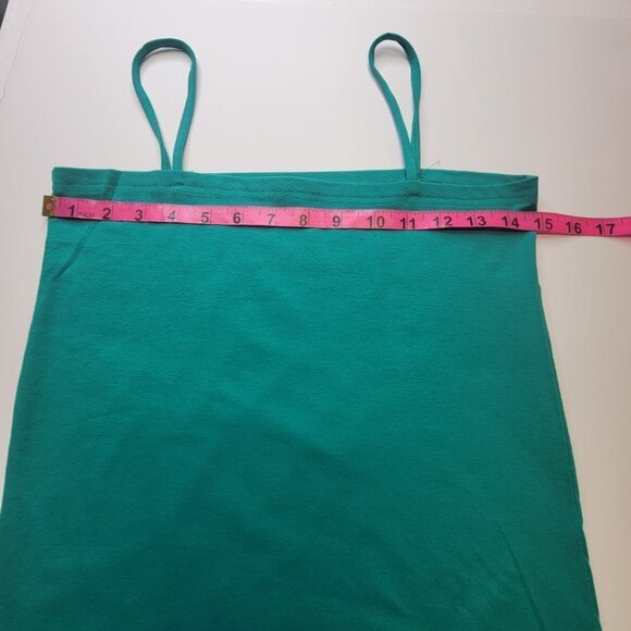 TURQUOISE Green Spaghetti Strap Camisole Tank Top - New Without Tags- One Size - Picture 9 of 10